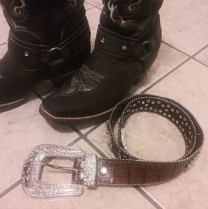 Cowgirl brown belt